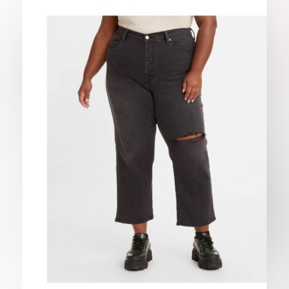 Levi's Wedgie Straight A High-Rise Snug Through the Hip And Thigh Cut & Dry - Picture 1 of 8